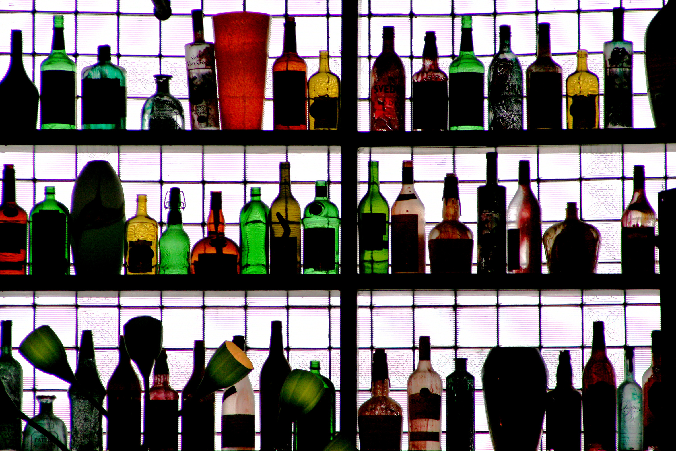 bottles on the wall