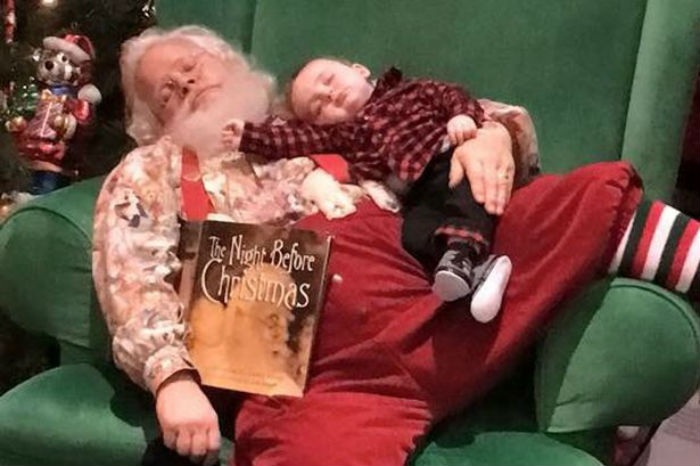 Ho-Ho-How-Cute-Santa-and-baby-boy-share-nap